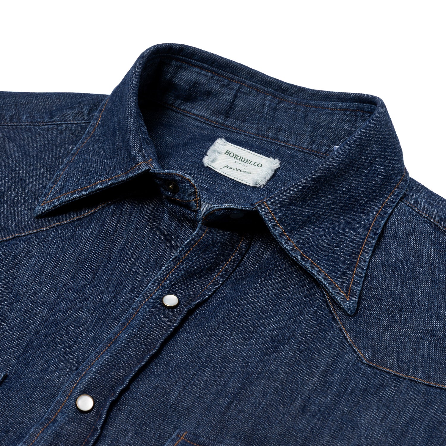 Exclusively for Michael Jondral: Shirt "Italian Western" made of Japanese Cotton-Denim - Linea Passion